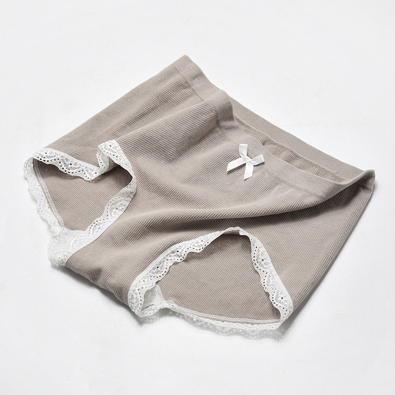 Sedna 9801 threaded cotton Modale mid-waist female underpants cotton crotch lace Lace Triangle Pants Original Juku Pants Head