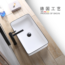 Wash basin washbasin toilet ceramic table basin rectangular size household basin sink