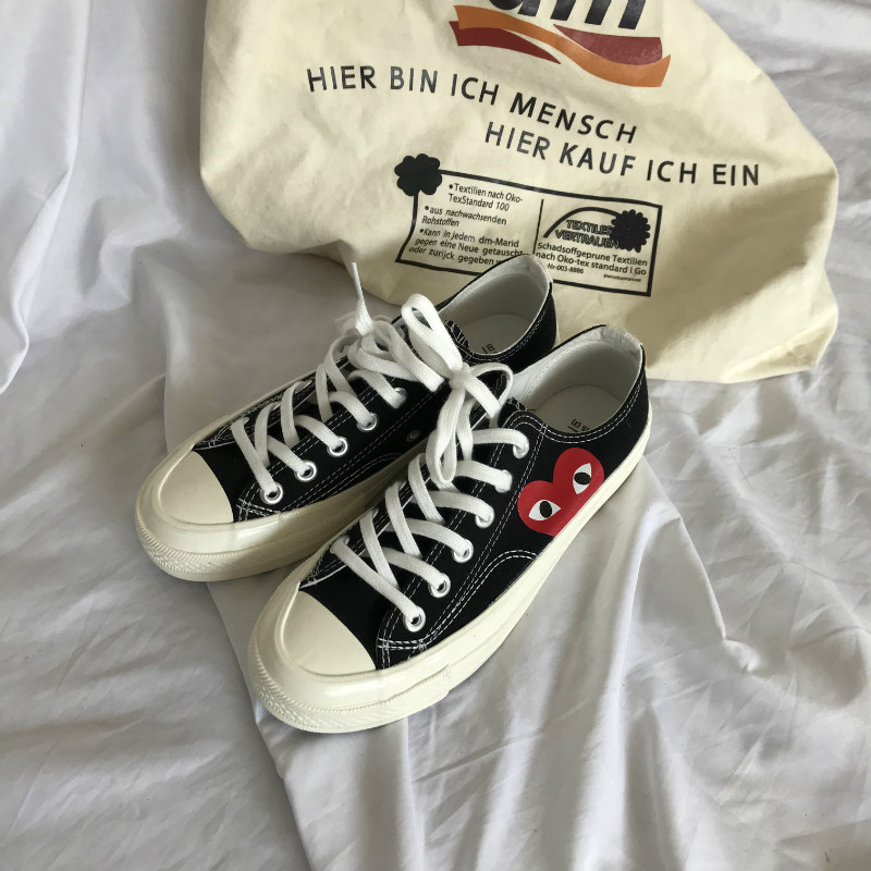 Hàn Quốc ulzzang mùa xuân tình yêu giày vải nữ in đường phố hoang dã chụp giày thể thao Harajuku giày nữ dây kéo giày running nike