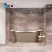 Aojin artificial stone bathtub household toilet ordinary single body vertical color adult 1 7 m large bathtub