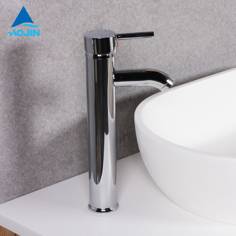 Full copper water cage head hot and cold face basin washbasin single to table basin tap bathroom Dressing Room Tap