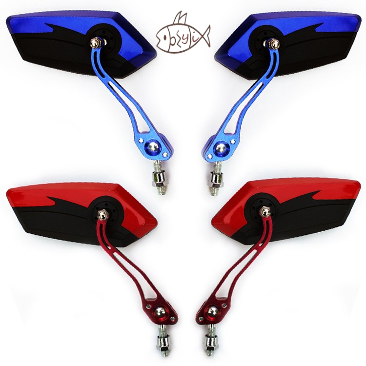 Decoration with base Safety thickened pair of left and right electric bike rearview mirror pedal wide-angle electric car viewfinder universal