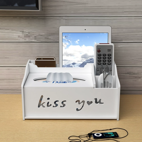 Универсальные салфетки, настольная коробка для хранения, пульт