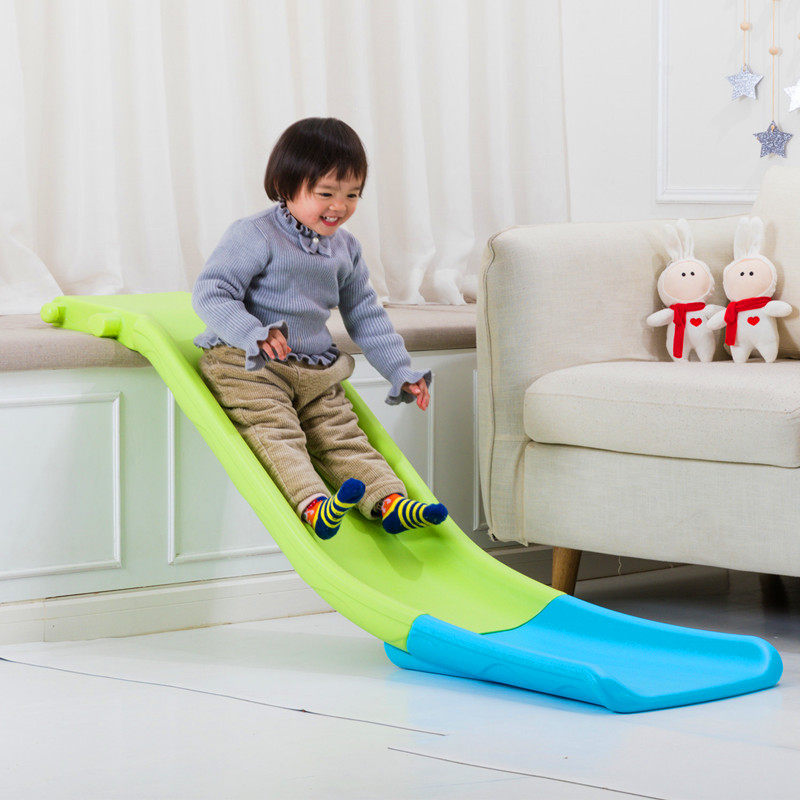 Indoor bed slides small children baby bed along sofa small slide for home toddler lengthened toy chute board