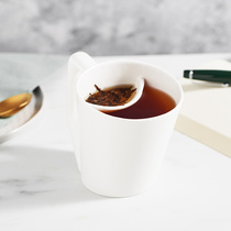 Cunieiform Tilt Tea Fashion Mark Cup Tea Water Separation Ins Trend Personality Creative Nordic Ceramic Cup