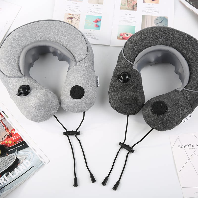 Gift Life air neck massage pillow charge household travel neck pillow office overtime nap pillow