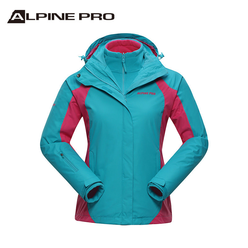 Lady Alpine Nanny outdoor autumn winter windproof snow waterproof and warm detachable grip suede liner three-in-one submachine clothes