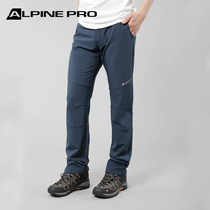 Alpinie Outdoor Spring Autumn Money waterproof sports pants Mens suburban Breathable Elastic Hiking Mountaineering Quick dry long pants