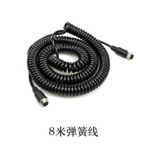 Aviation head video cable 4-pin turn 4-hole male and female head extension cable truck bus AHD video recorder video cable