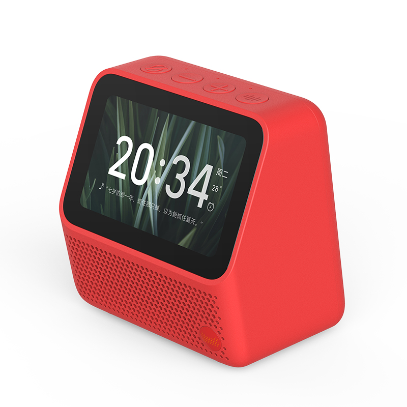 Under The SunTmall spirit CCMINI Touch screen intelligence loudspeaker box Bluetooth Clock screen alarm clock Electronic photo album AI voice robot
