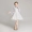 Cô gái mặc váy công chúa trẻ em trắng mịn bông hoa cô gái chủ tiệc cưới trang phục piano mùa thu - Váy trẻ em