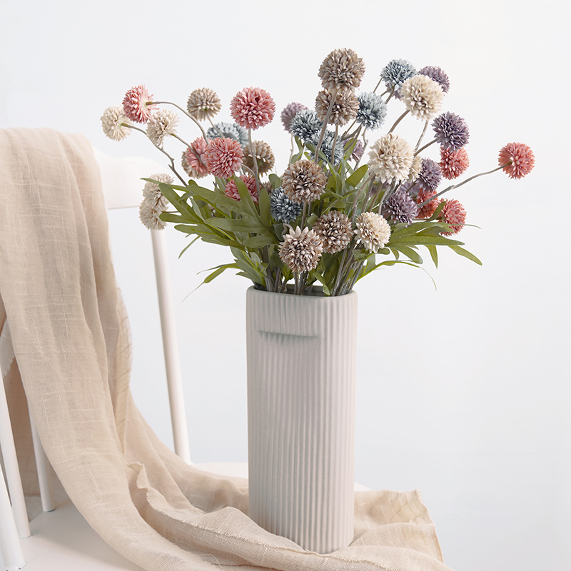 Nordic Ins Dandelion Simulation Flowers Fake Flowers Furnishing Living-room Tea Table Silk Flowers Decoration Table Floral Suit Pendulum Flowers