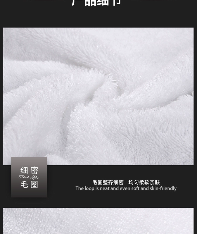 Khách sạn năm sao nhỏ vuông khăn bông dày tùy chỉnh in logo thêu đặc biệt khăn - Khăn tắm / áo choàng tắm