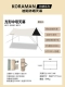 [★【店长推荐】【升级黑胶款-方形米白】【中号4*3.4米】]