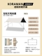 [★【店长推荐】【升级黑胶款-方形米白】【大号5*3.4米】]
