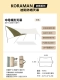 [【涂银款-蝶形米白】【中号4.4*4.4*2.2米】]