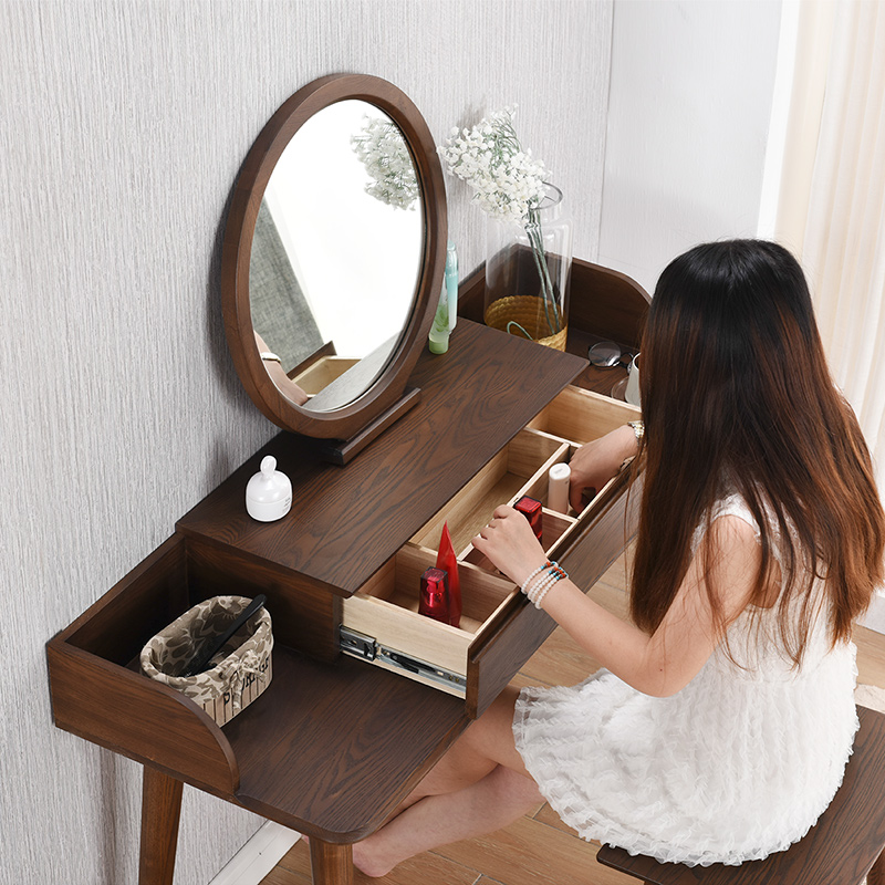 Solid Wood Dresser Single Bedroom Small Apartment Minimalist