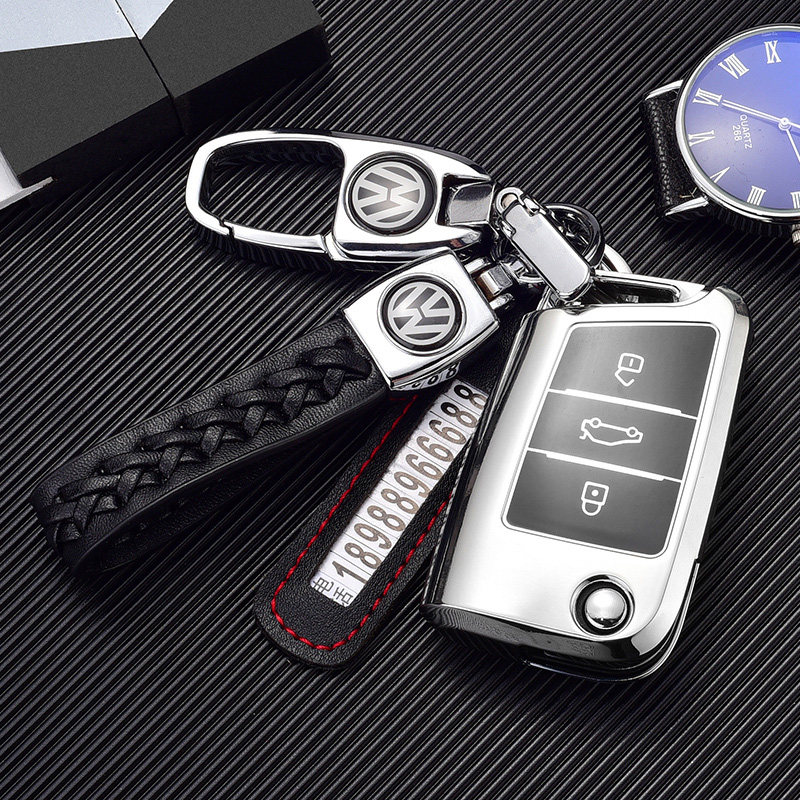 For Fox Road Angtuyue TiguanL Golf 7 Langyi Sagittarius Langxing Bora Lingdu Key Shell Chain Cover
