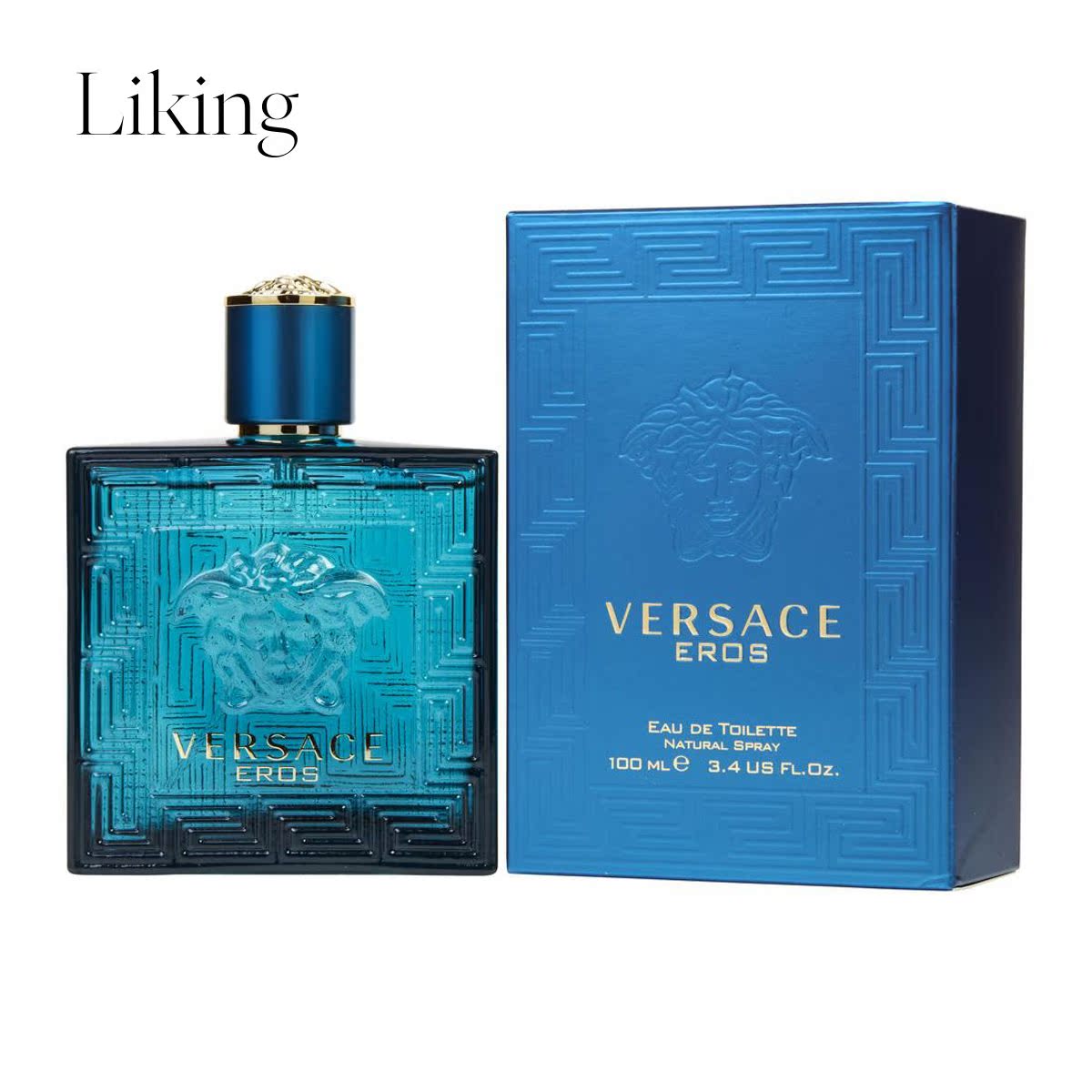 Gianni Versace男士用Eros淡香水喷雾3.4盎司