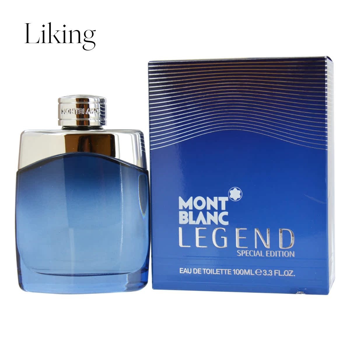 Mont Blanc男士用Mont Blanc Legend淡香水喷雾3.4盎司（特别版瓶