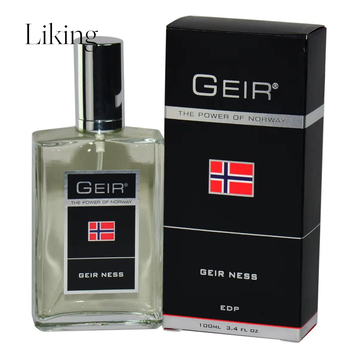 Geir Ness男士用Geir淡香水喷雾3.4盎司