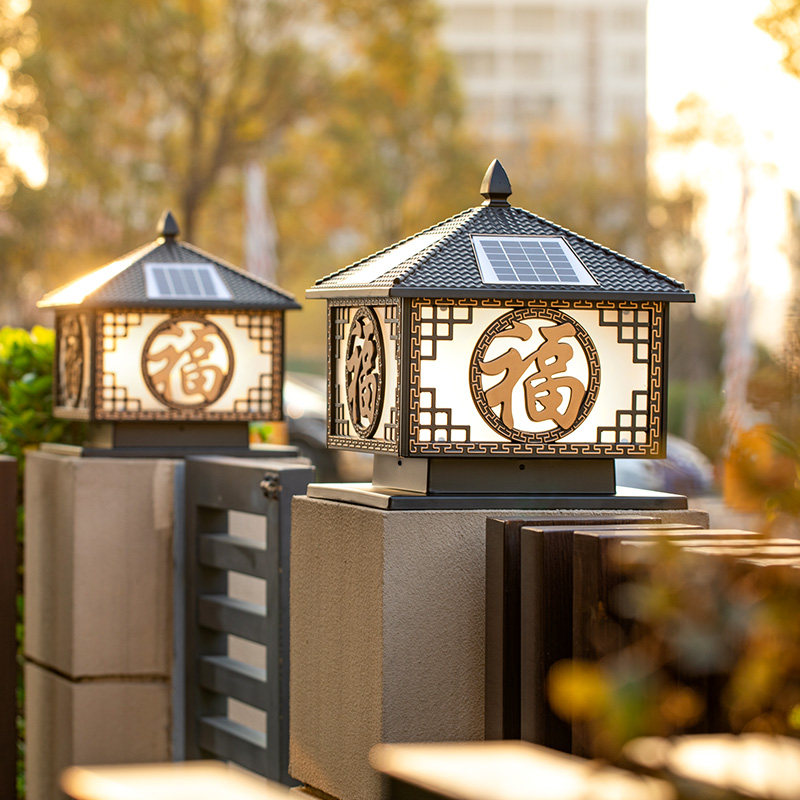 đèn năng lượng mặt trời trụ cổng Payi Cột Năng Lượng Mặt Trời Cột Đèn Sân Vườn Ngoài Trời Đèn Sân Cổng Tường Cột Đèn Cổng Bài Đèn Biệt Thự Đèn Cổng Chống Nước đèn trụ cổng tròn năng lượng mặt trời đèn led trụ cổng năng lượng mặt trời