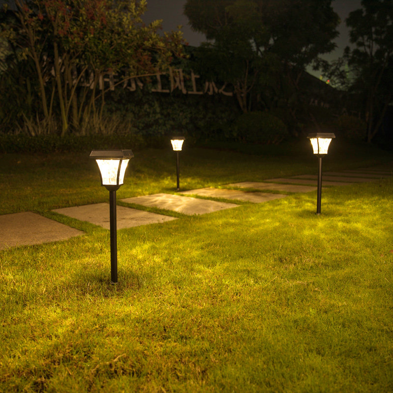 Interior Solar Lamp Outdoor Courtyard Lamp Home Outdoor Meadow Lamp Villa Ground Insert Waterproof Grass Terrace Light-Taobao