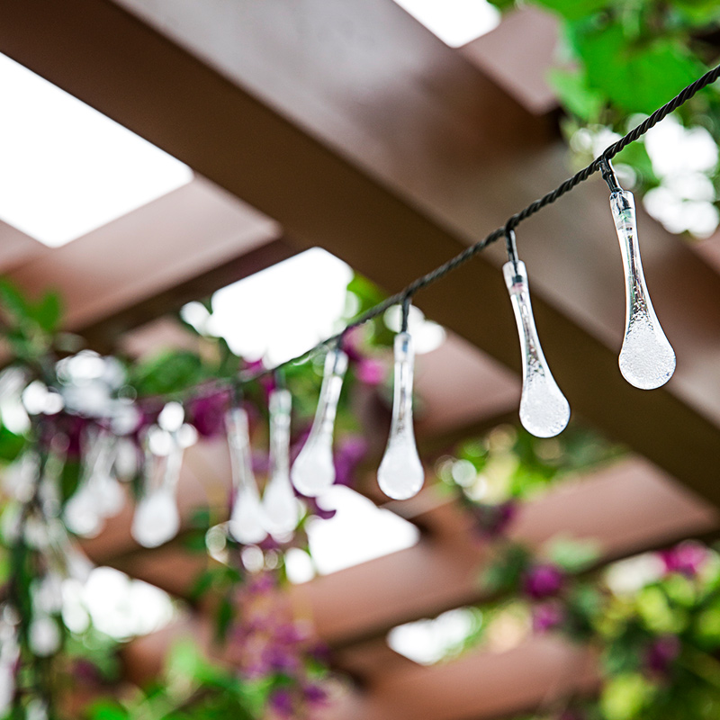 Pa Yi solar light string Outdoor led hanging tree light Household flashing decorative light Christmas tree colorful light