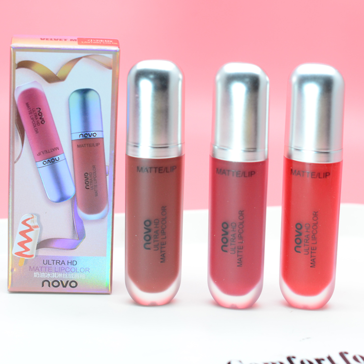 Trang điểm NOVO kem kem nhung môi sinh viên mô hình dưỡng ẩm son bóng nhuộm môi lỏng làm đẹp trang điểm 5234 - Son bóng / Liquid Rouge 	son bóng tốt nhất	
