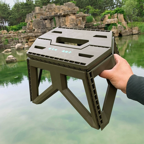 Красный символ складного табурета портативная ванная комната бронированная рыбацкая лошадь Zhaza