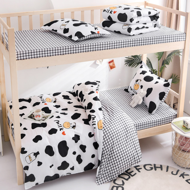 Student dormitories special quilt core sleeping room Single quilted bed Three sets of beds Bed Suits Six Winter Accommodation Bedding