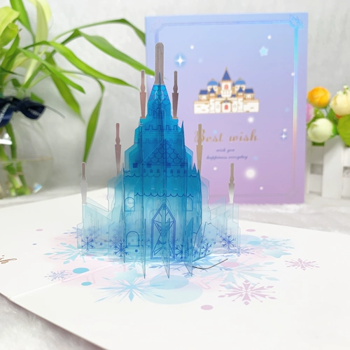 Трехмерная мультяшная универсальная открытка, памятные карточки для друга, 3D, подарок на день рождения