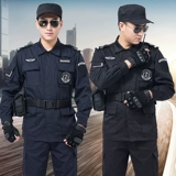 Осенний комплект для работы, лонгслив, униформа, пуховик