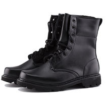 Security work shoes security training shoes zipper high tube shoes security leather boots protective shoes