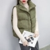Mùa đông phiên bản Hàn Quốc của áo vest nhung cotton vest nữ ngắn đoạn rộng học sinh dày ấm vest vest vest nữ