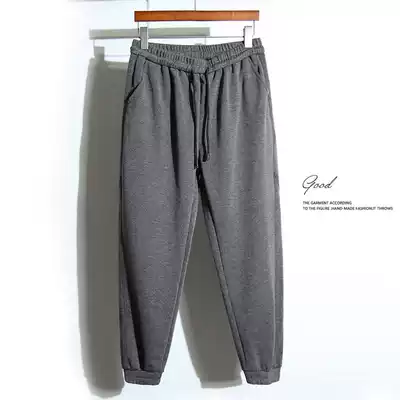 Autumn fashion men Harlan large size sports pants closing guard pants loose small feet casual pants super soft leg pants