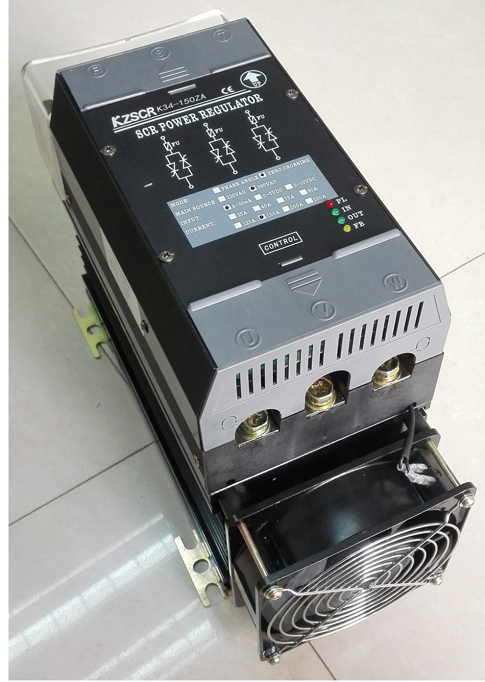 Semiconductor control rectifiers SCR three-phase 380V over zero dispatchers 150A 50KW power regulator KZSCR