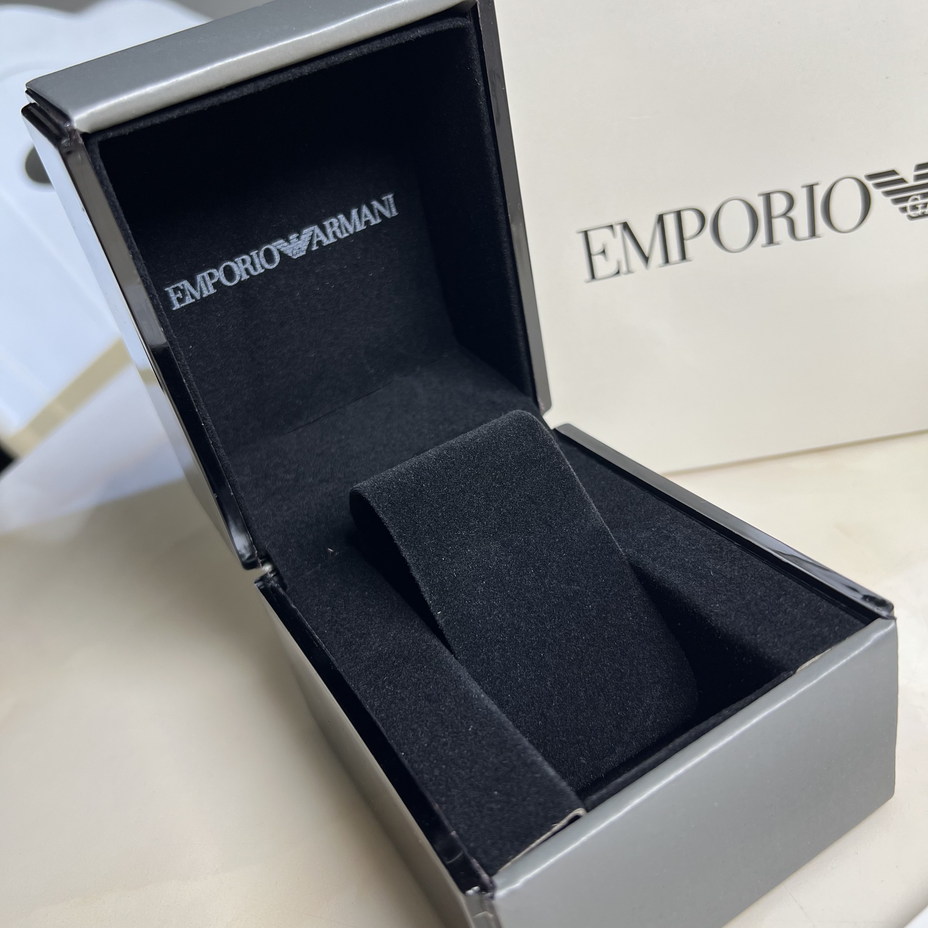 Armani Watch Box Armanl Storage Watch Gift Box Packaging Jewelry Box High-End Watch Packaging Counter Box