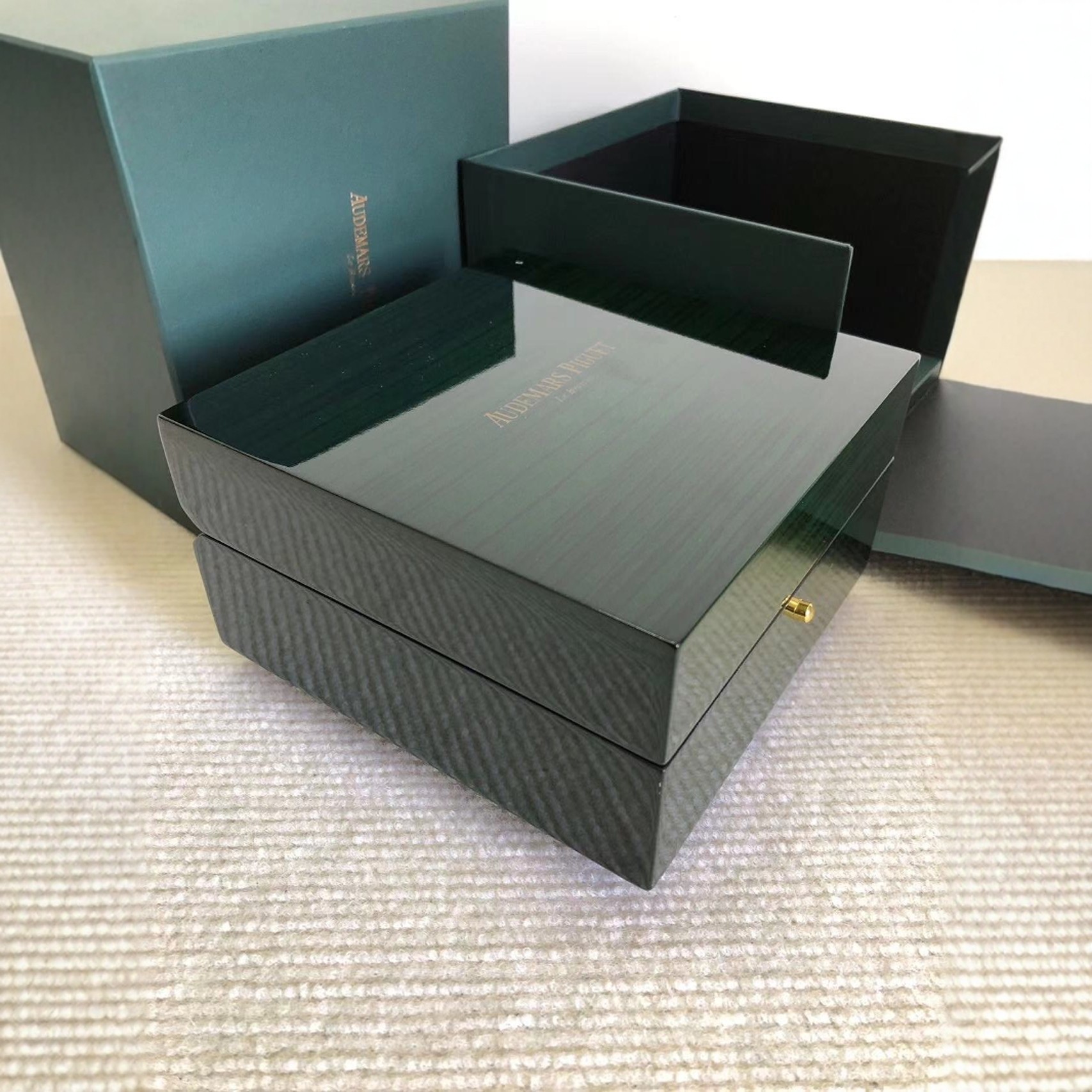 Ap Watch Box Oak Series Watch Packaging Gift Storage Lacquered Wooden Box Full Set Packaging Box Handbag