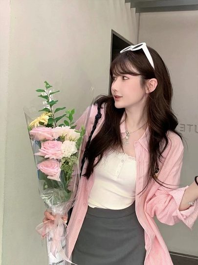 辣妹白色蕾丝针织小吊带女夏外穿美背小背心西装内搭无袖抹胸上衣