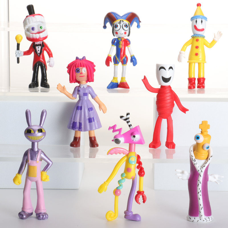 Magic Numbers Circus Figure Toys Jax and Pomni Clown Merchandise Figurines Dolls