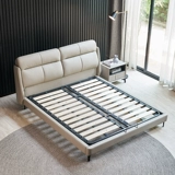 月影 Кожаная кровать свет роскошный северный европейский современный минималистский и минималистский