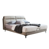 月影 Кожаная кровать свет роскошный северный европейский современный минималистский и минималистский