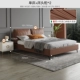 [Light Luxury PA головной кожа] Односпальная кровать+кроваточная таблица*2