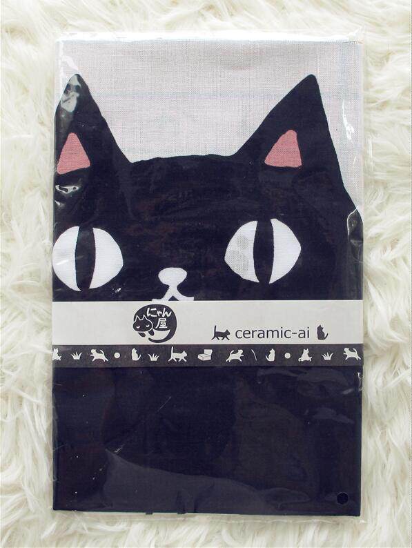 Japanese Ceramic - ai all cotton cat house cute rag multi - use towel in December Beijing spot
