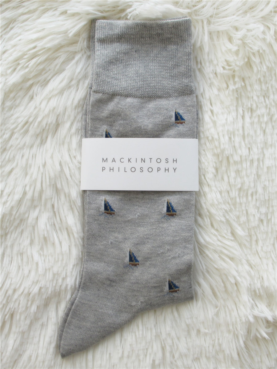 Japan system of mackintosh philosophy men's midcylinder socks cotton mix Shuang Shuang November 17 Beijing Spot