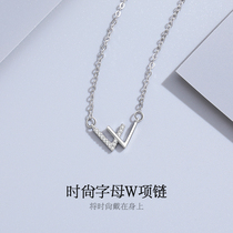 Sterling silver necklace female summer 2021 new niche ins hip hop choker pendant girlfriends birthday gift girls