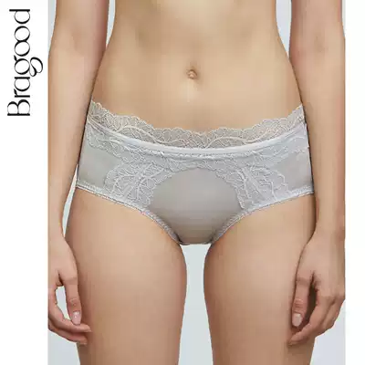 BRAGOOD sexy lace cotton bottom crotch comfortable hip lift women's waist underwear