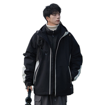(Three Wears in One) Duck Down Jacket Mens Winter 2024 New Outdoor Windproof and Coldproof Three-in-One Jacket