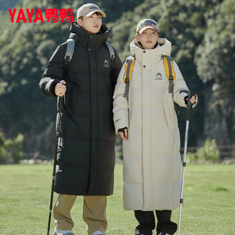 [アイスシェルシリーズ2.0] YaYa 零下極厚ダウンジャケット メンズ ロング丈 2025年冬新作 厚手ジャケット